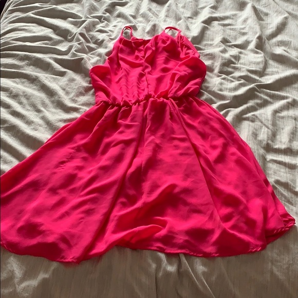 Lush Flawless Hot Pink Dress - Picture 5 of 6